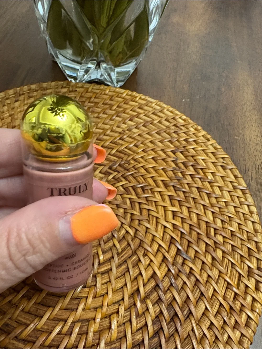 TRULY Glazed Donut Luxury Lip Oil — Nude Peach